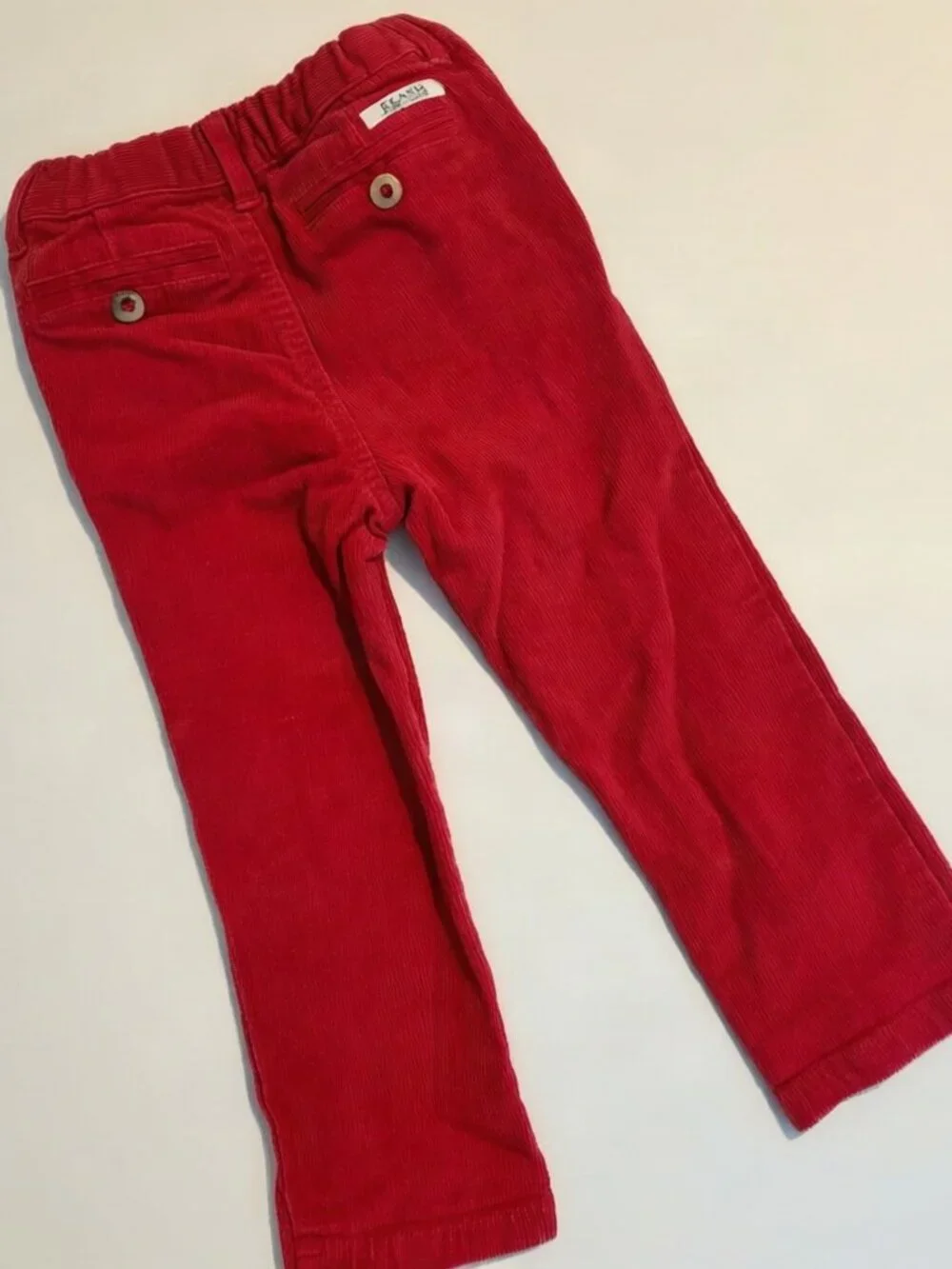 E-Land Kids Red Corduroy Pants Toddler 3T